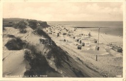 T2/T3 Sylt, Nordseebad Kampen, Strand / Beach (worn Corner) - Unclassified