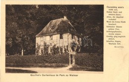 * T2 Weimar, Goethe's Gartenhaus Im Park / Goethe's House - Unclassified