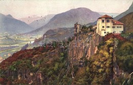 T2/T3 1915 Bolzano, Bozen (Südtirol); Die Haselburg / Castel Flavon / Castle + K. U. K. Landesschützen-Stationskommando  - Zonder Classificatie