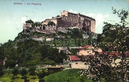 T2/T3 1915 Merano, Meran (Südtirol); Die Fragsburg. Gerstenberger & Müller / Castel Verruca / Castle + K.u.K. Offiziersk - Zonder Classificatie