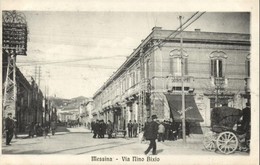 ** T1 Messina, Via Nino Bixio / Street View With Shops - Non Classificati