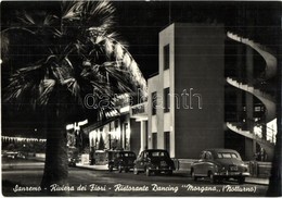 T2/T3 Sanremo, Ristorante Dancing ,,Morgana' / Restaurant, Night, Automobiles - Unclassified