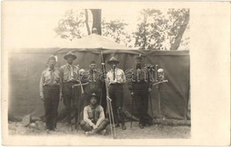 * T2 1921 Dunavecse, KIE (Keresztyén Ifjúsági Egyesület) Tábor A Dunapentelei Avar Kori Sírokból, Cserkészek. Photo - Zonder Classificatie