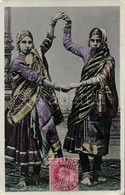 T2/T3 Indian Folklore, Nautch Dancer Girls. TCV Card  (EK) - Non Classificati