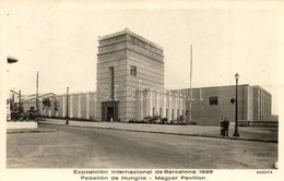 * T2 1929 Barcelona, Exposicion Internacional, Pabellón De Hungria / Magyar Pavilon / Hungarian Pavilion At The Internat - Non Classés