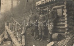 T3 1917 Cs. és Kir. 82. Freiherr Von Schwitzer Gyalogezred Katonái A Fronton / WWI K. U. K. Military, Austro-Hunarian So - Zonder Classificatie