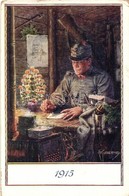 T2/T3 A K.u.K. Hadsereg Katonája 1915 Karácsonyán / Soldier Of The Austro-Hungarian Army In Christmas + K.u.K. Schw. Hbt - Non Classificati