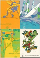 ** 1972 München, Summer Olympics - 6 Modern Art Postcards - Unclassified