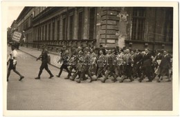 ** T1 1932 Berlin (?) NSBO Betreiebszelle / NS (Nazi) Parade Of The National Socialist Factory Cell Organization. Photo - Unclassified