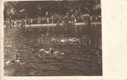 * T2/T3 ~1920 Vízilabda Mérk?zés / Water Polo Match. Original Photo!  (EK) - Non Classés