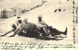 T2 1905 Winter Sport, Bobsleigh, Sledding People. Künzli-Tobler Nr. 2359. - Unclassified