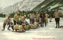 ** T2 Plaisirs D'hiver. Editions Louis Burgy & Co. 498. / Winter Sport, Sledding People - Zonder Classificatie