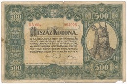 1920. 500K 'Orell Füssli Zürich' T:III- Anyaghiány
Adamo K33 - Non Classés