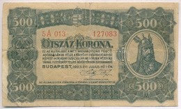 1923. 500K Nyomdahely Jelölés Nélkül T:III - Non Classés