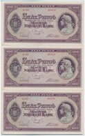 1945. 100P (5x) Sorszámkövet?k T:II - Unclassified