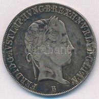 1846B 20kr Ag 'V. Ferdinánd' T:2- Pereme Simára Csiszolva - Unclassified