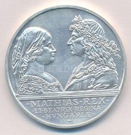 1990. 500Ft Ag 'Mátyás Király / Beatrix' T:BU 
Adamo EM113 - Unclassified