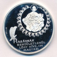 Bajnok Béla (1937-) / Szabó Géza (1939-) 1990. 'Magyar Köztársaság Kikiáltása Emlékére / Republica Hungariae' Ag Emlékér - Unclassified