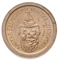 Bogár Lívia (1957-) 1987. 'MÉE-Keszthely / III. Numizmatikai Nyári Egyetem' Jelzett Ag Emlékérem (3,57g/0.835/15mm) T:1- - Unclassified