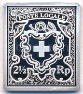 Németország DN 'Svájc 1850. 2 1/2Rp' Jelzett Ag Bélyegérem (6,05g/0.999/24x21mm) T:PP Fo.
Germany ND 'Switzerland 1850.  - Unclassified
