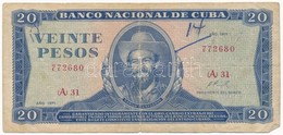 Kuba 1971. 20P T:III-
Cuba 1971. 20 Pesos C:VG
Krause 150.a - Unclassified