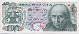Mexikó 1977. 10P T:I
Mexico 1977. 10 Pesos C:UNC - Unclassified