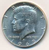 Amerikai Egyesült Államok 1968D 1/2$ Ag 'Kennedy' Tanúsítvánnyal T:1,1-
USA 1968D 1/2 Dollar Ag 'Kennedy' With Certifica - Non Classificati