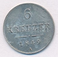 Ausztria 1849A 6kr Ag T:2 Lapkahiba
Austria 1849A 6 Kreuzer Ag C:XF Planchet Error
Krause KM#2200 - Non Classés