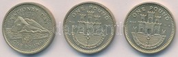 Gibraltár 1995-2002. 1? (3xklf) T:2
Gibraltar 1995-2002. 1 Pound (3xdiff) C:XF - Unclassified