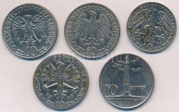 Lengyelország 1959-1967. 10Zl Cu-Ni (4xklf) Forgalmi Emlékkiadások T:2,2- Fo.
Poland 1959-1967. 10 Zlotych Cu-Ni (4xdiff - Unclassified