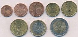 Németország 2002D 1c-2E (8xklf) Forgalmi Sor T:1-,2
Germany 2002D 1 Cent - 2 Euro (8xdiff) Coin Set C:AU,XF - Unclassified