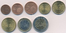 Németország 2002F 1c-2E (8xklf) Forgalmi Sor T:2 Kis Patina
Germany 2002F 1 Cent - 2 EURO (8xdiff) Coin Set C:XF Small P - Unclassified