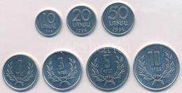 Örményország 1994. 10l-10D (7xklf) T:1-
Armenia 1994. 10 Luma - 10 Dram (7xdiff) C:AU - Unclassified