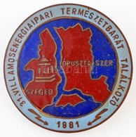 1981. '31. Villamosenergia Ipari Természetbarát Találkozó' Zománcozott Fém Jelvény (38,5mm) T:2 - Ohne Zuordnung