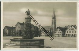 Amriswil - Reformierte Kirche - Gasthof Zum Bären - Foto-AK - Verlag Frei & Co. St. Gallen - Amriswil