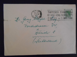 Hong-kong Lettre De Kowloon 1952 Pour Zurich - Brieven En Documenten