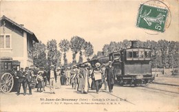 38-SAINT-JEAN-DE-BOURNAY- GARE DE Cie DES C.E.N; - Saint-Jean-de-Bournay