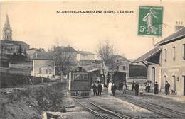 38-SAINT-GEOIRE-EN-VALDAINE- LA GARE - Saint-Geoire-en-Valdaine
