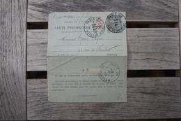 Carte Pneumatique 1903 Jolie Frappe - Pneumatische Post