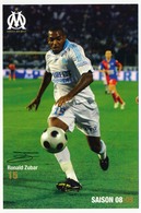 Fiche - Olympique De Marseille OM  - Ronald ZUBAR - Saison 2008/09 - Sport