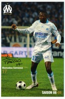 Fiche - Olympique De Marseille OM  - Mamadou SAMASSA - Saison 2008/09 - Sports