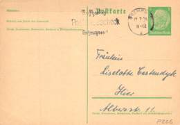 P225  Deutsches Reich 1934 MWST - Postcards