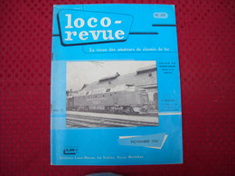 Loco Revue N° 212 Novembre 1961 Train HO Maquettes Ferroviaires SNCF Modélisme - Trains