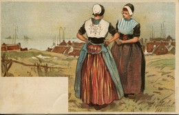 13854 - Pays Bas : Village De URK  - Illustrateur  H. CASSIERS   - Circulée En Mars 1921  Trés Bon état - Urk