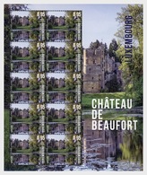 Luxemburg 2018    SEPAC  Castles  Sheetlet     Postfris/mnh/neuf - Ongebruikt