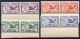 Nlle CALEDONIE (Colonie Française) - 1938-40 - PA - Paires Des N° 29 à 32 - (Lot De 4 Valeurs Différentes) - Unused Stamps