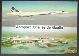 Cpm 9515847 Roissy En France Aéroport Charles De Gaulle Et Concorde - Roissy En France