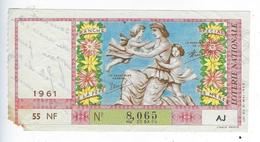 Billet - Loterie Nationale - 1961 - Tranche Spéciale - Fête Des Mères - Biglietti Della Lotteria