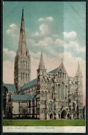 RB 1210 - 2 X Early FGO F.G.O. Stuart Postcards - Salisbury Cathedral Wiltshire - Salisbury