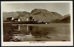 RB 1210 - Real Photo Postcard - Ben Nevis From Corpach Fort William - Inverness Scotland - Inverness-shire